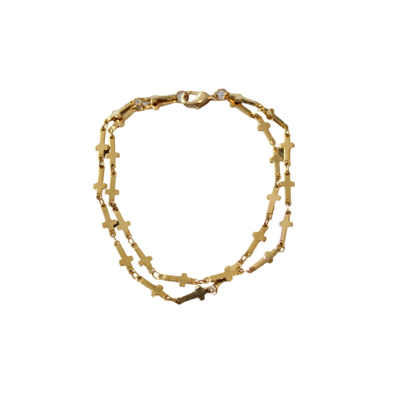 Double Cross Bracelet