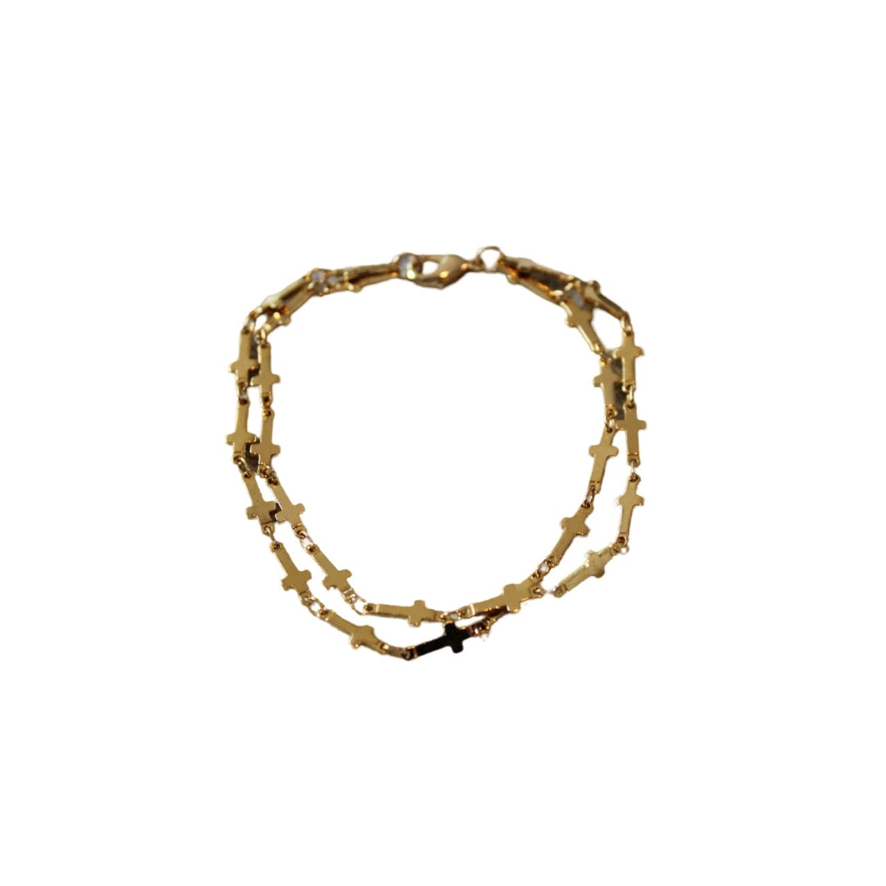 Double Cross Bracelet