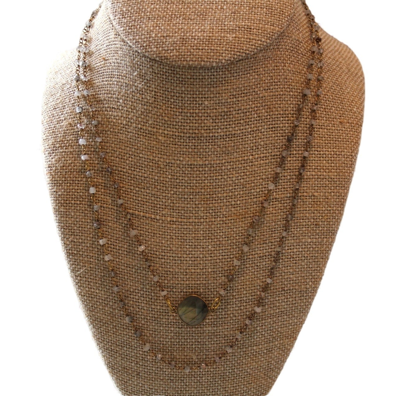Labradorite Chain Necklace