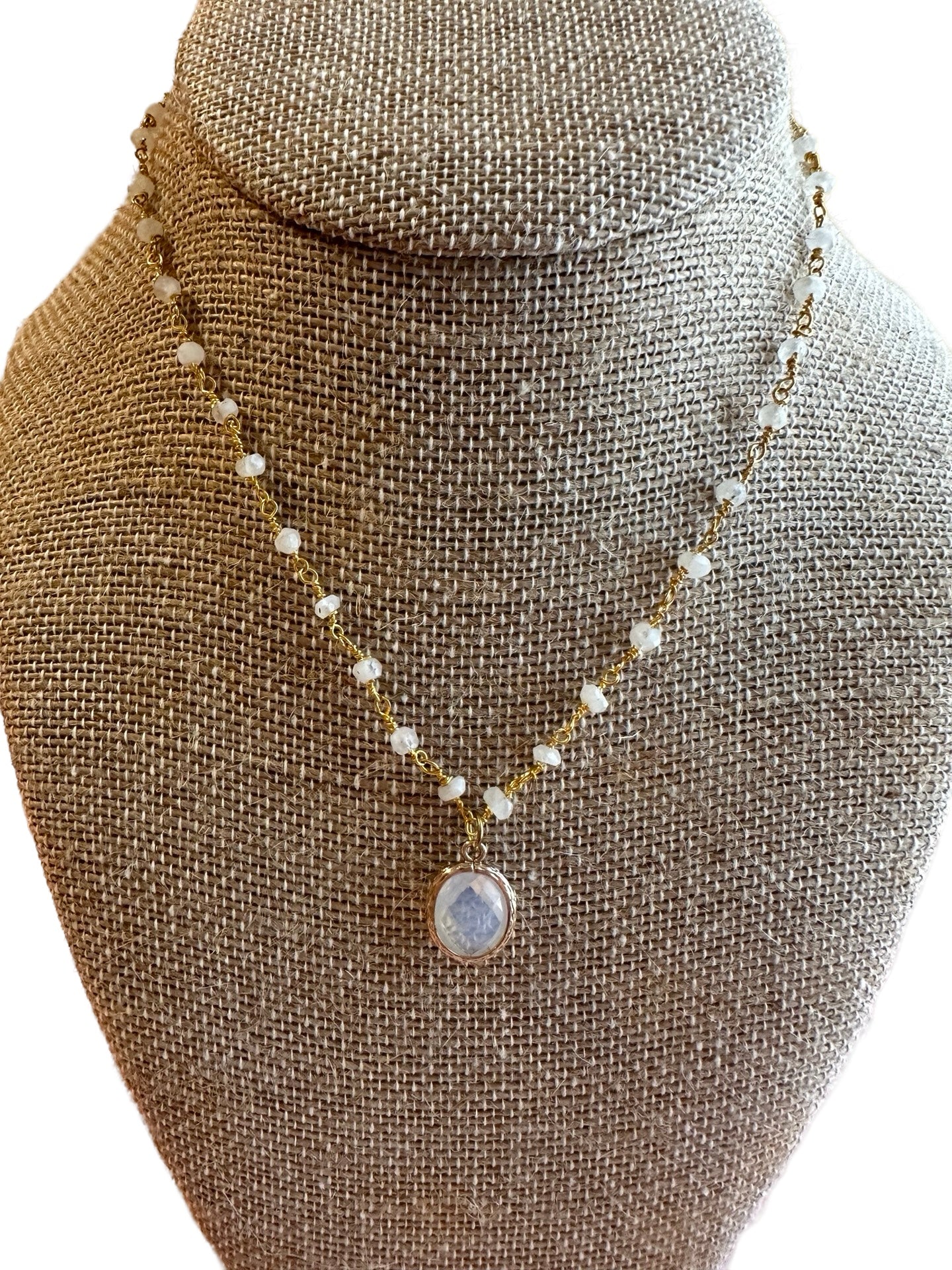 Simple White Necklace