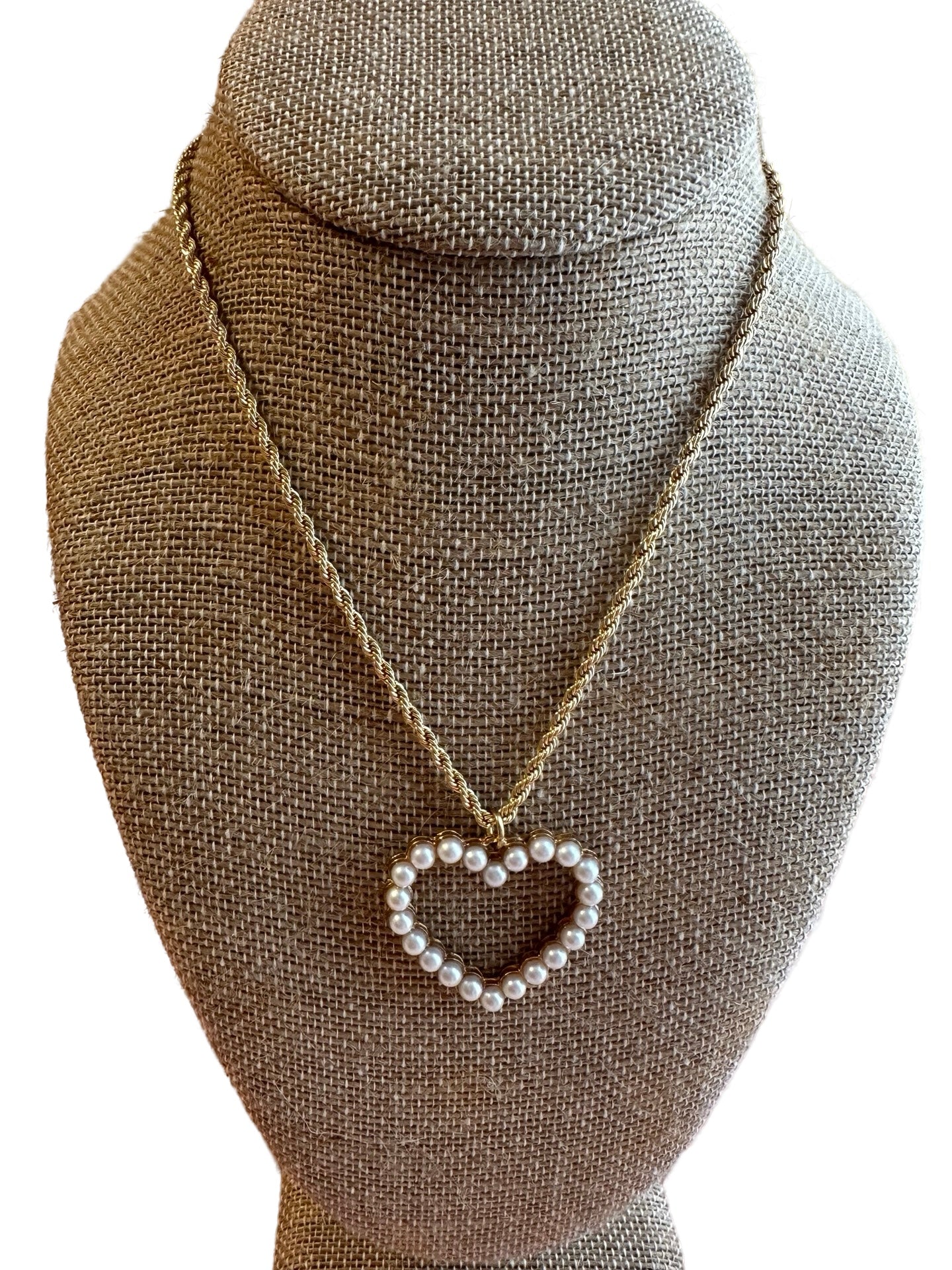 Pearl Heart Necklace