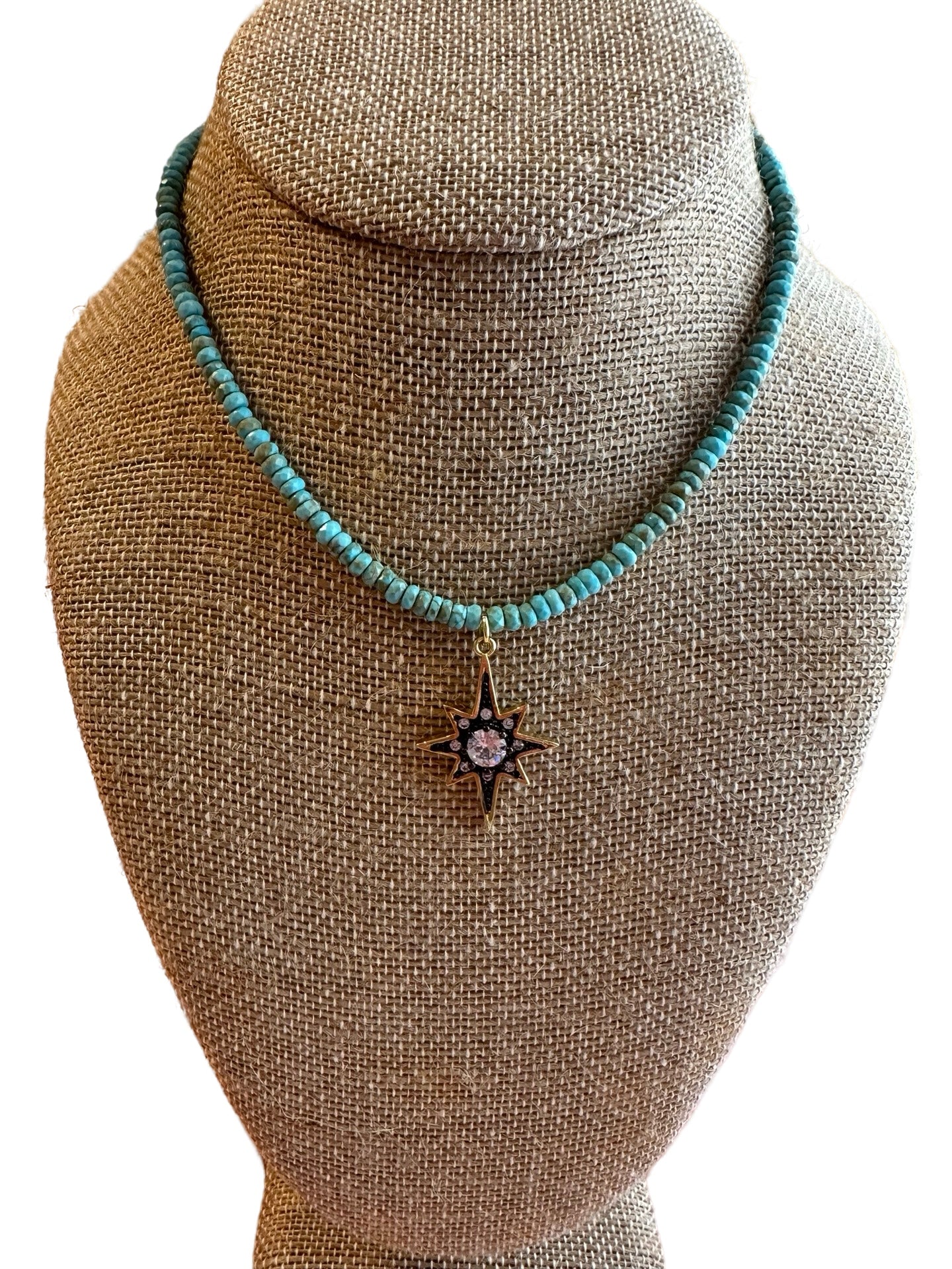 Turquoise Starburst Necklace