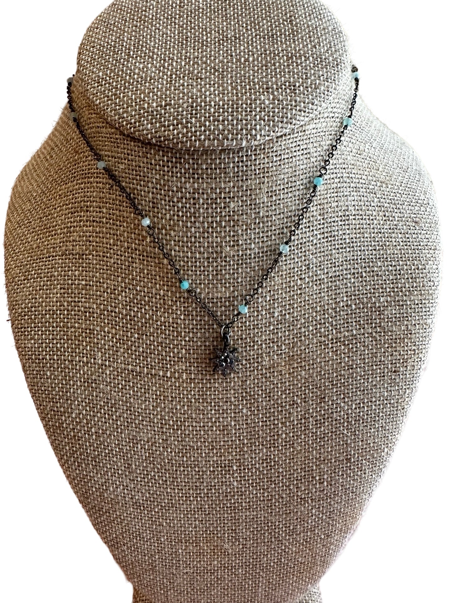 Green Star Chain Necklace