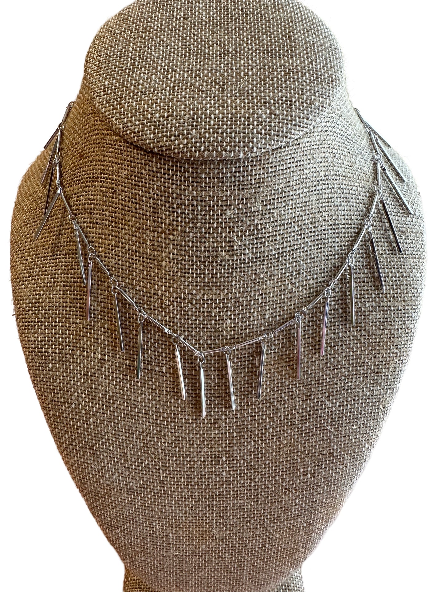Silver Spike Choker