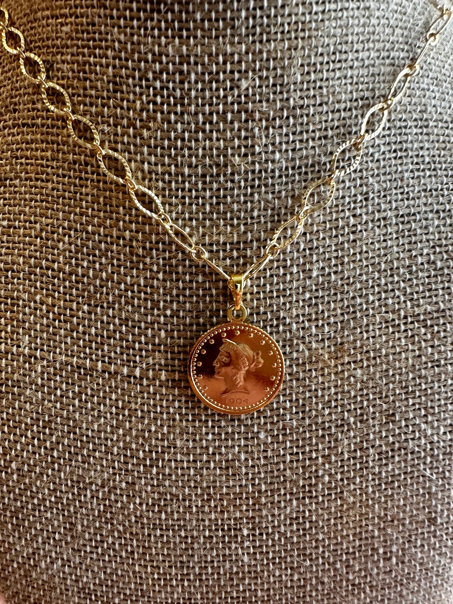 Dainty Coin Choker
