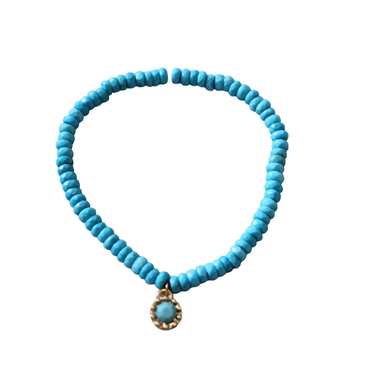 Turquoise Bracelet with Charm