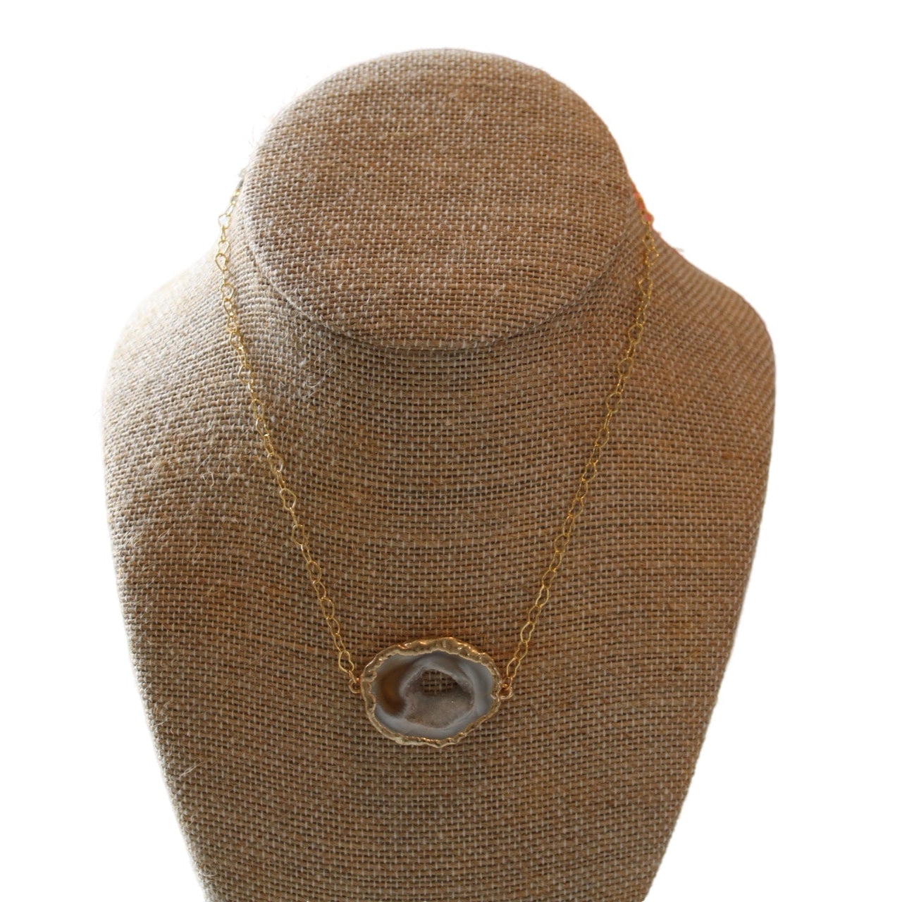 Druzy Heart Necklace