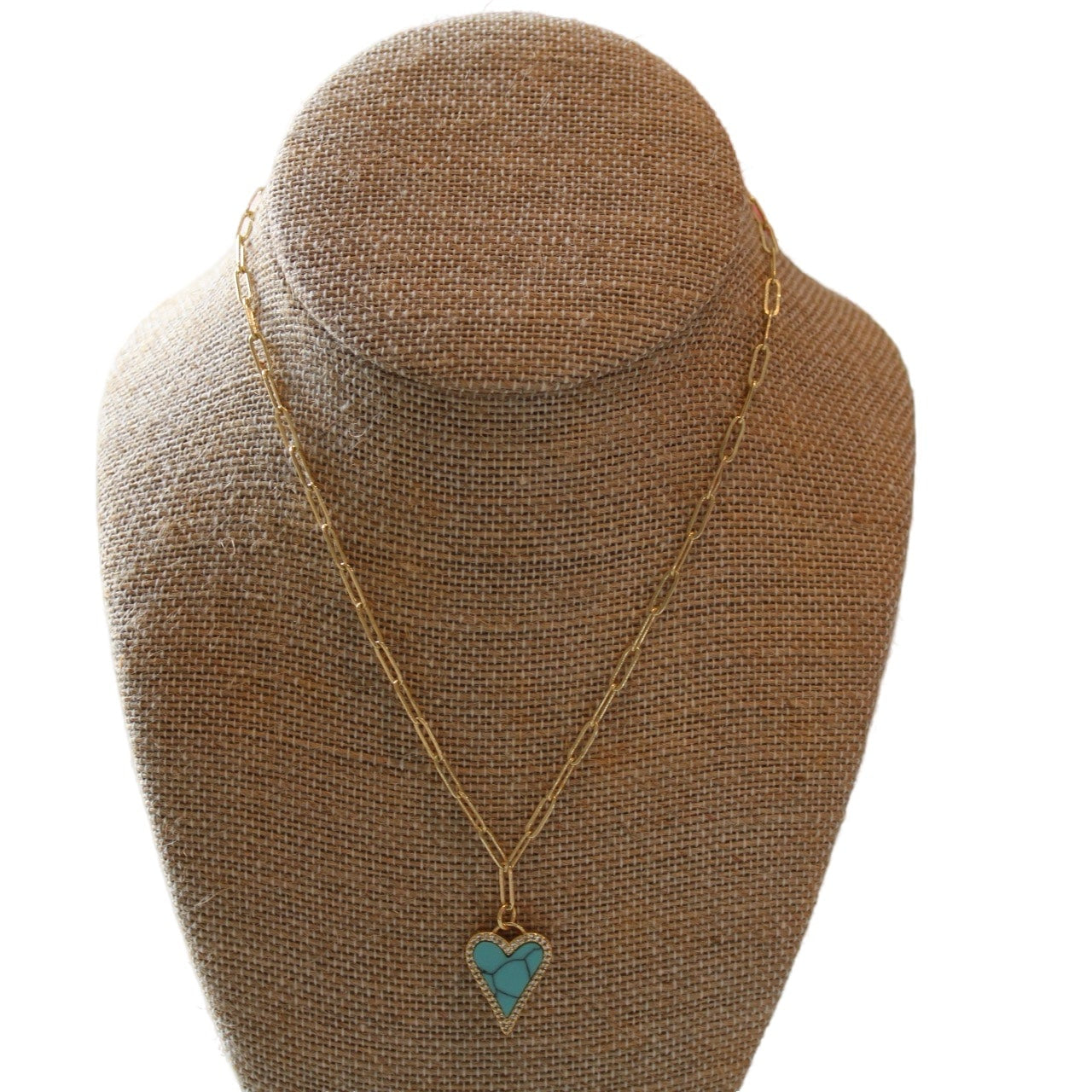 Turquoise Heart Necklace