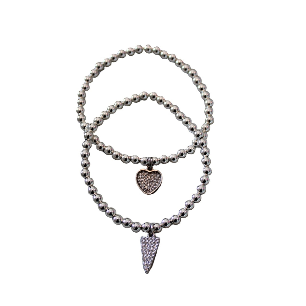 Silver Bracelet Stack