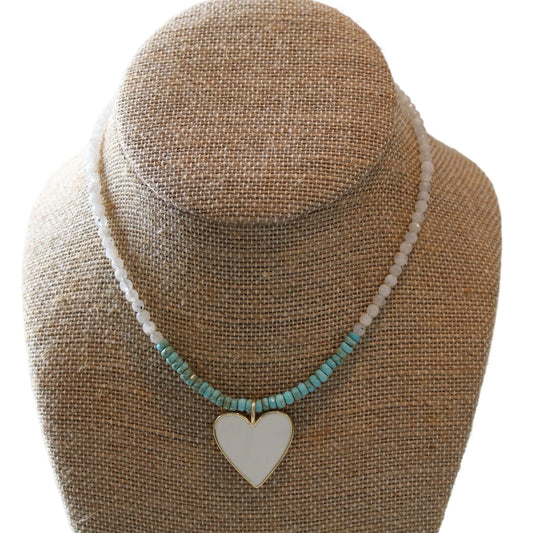 Turquoise Heart Necklace