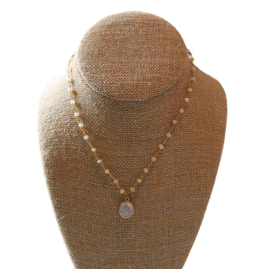 Simple White Necklace